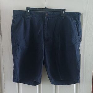 Nautica Dark Blue Flat Front Shorts